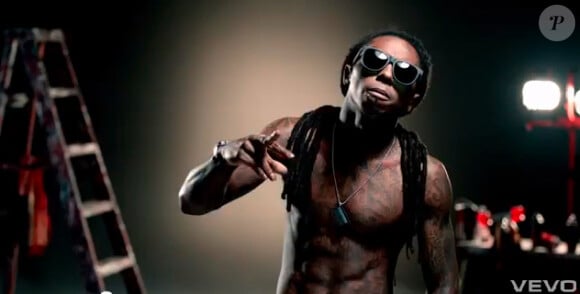 Lil Wayne dans le clip Mirror