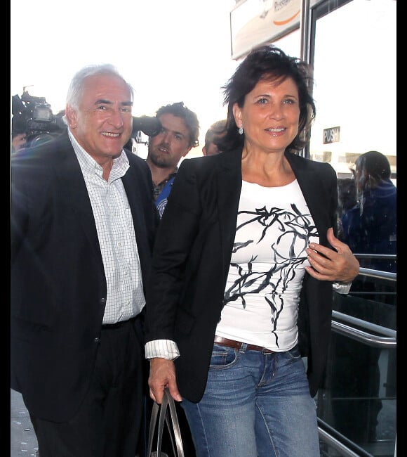 Dominique Strauss-Kahn et Anne Sinclair à New York le 3 septembre 2011