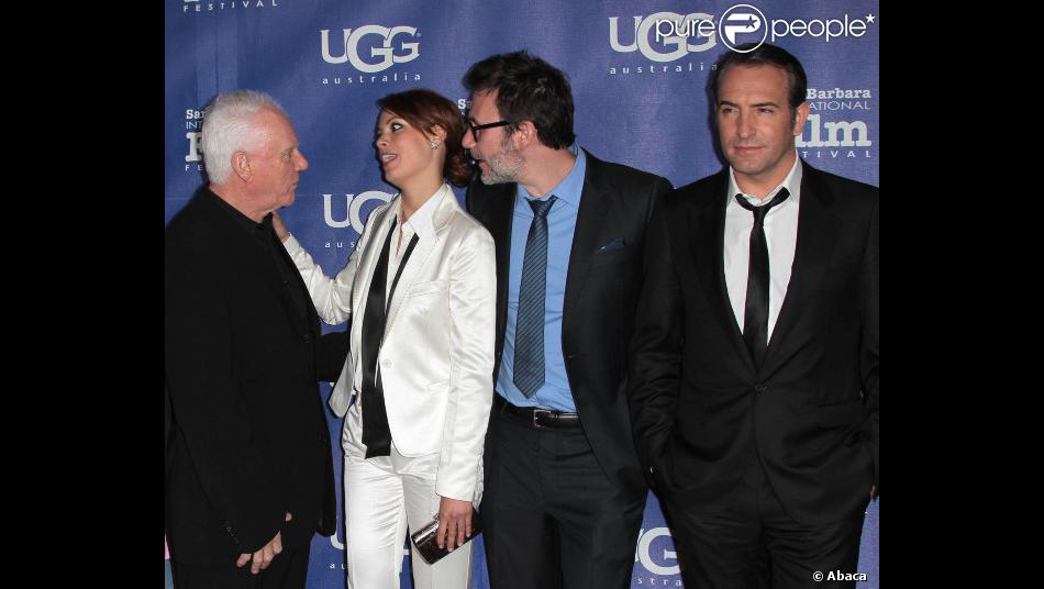 Malcolm McDowell Bérénice Bejo, Michel Hazanavicius et Jean Dujardin