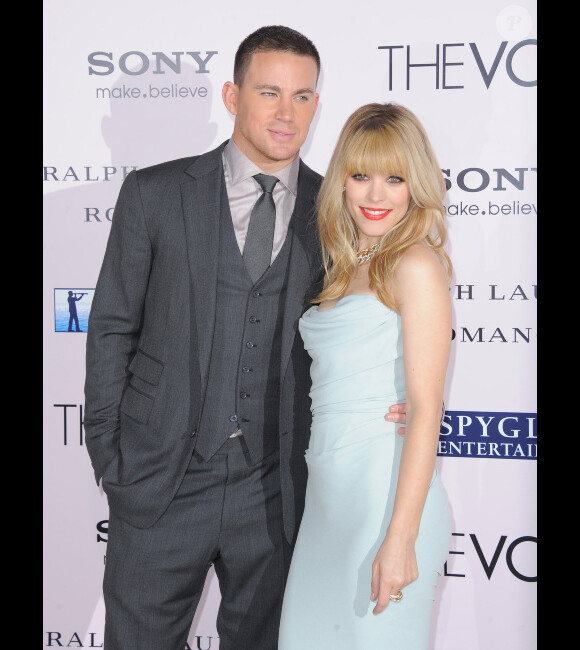 Rachel McAdams et Channing Tatum à l'avant-première de Je te promets (The Vow), le 6 février 2012 à Los Angeles.