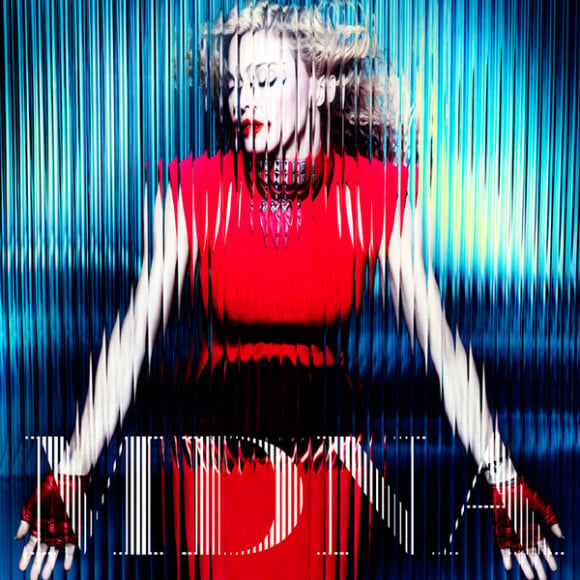 Madonna - pochette de l'album MDNA, version 12 titres - attendue le 26 mars 2012.