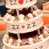 Un beau gâteau lors de l'anniversaire de Zsa Zsa Gabor (95 ans) chez elle à Los Angeles le 6 février 2012