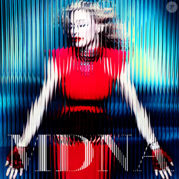 Madonna - pochette de l'album MDNA version simple - attendu le 26 mars 2012.