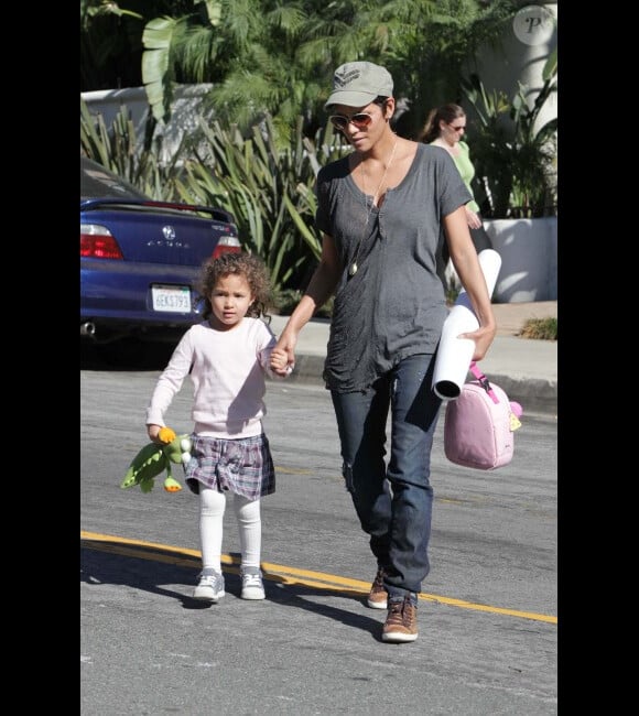 Halle Berry et Nahla, le 4 janvier, à Los Angeles