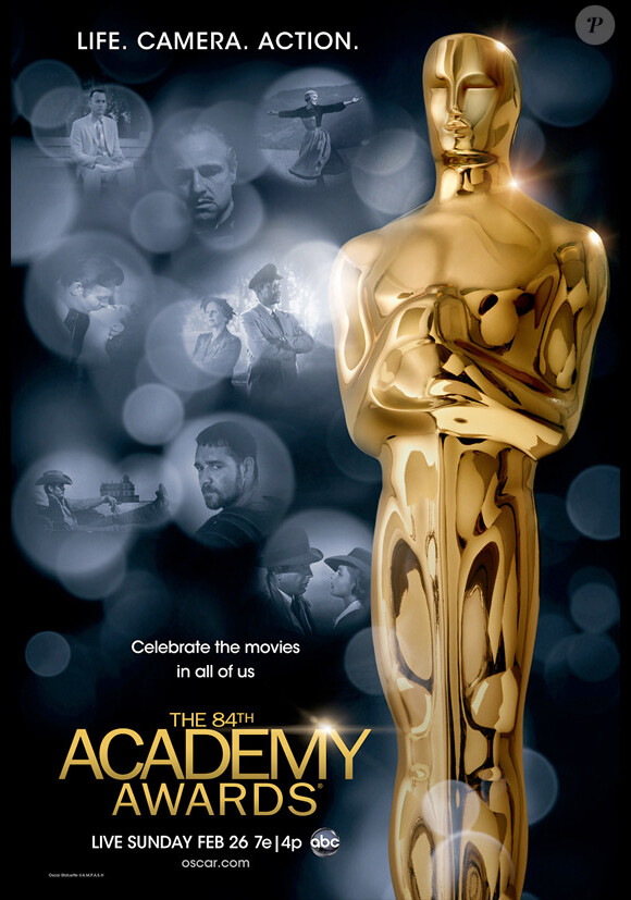 L'affiche des Oscars 2012