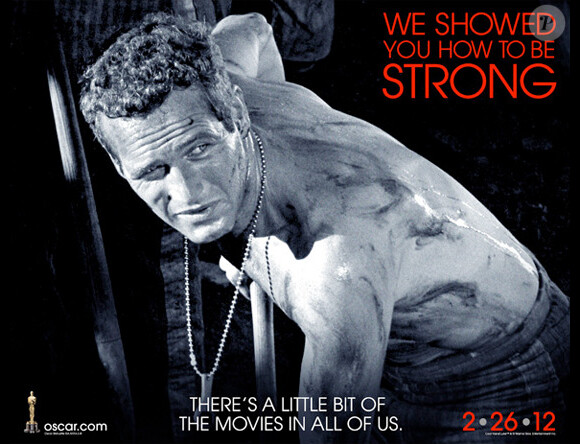 Affiche promotionnelle des Oscars 2012 : Luke la main froide