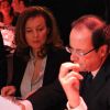 François Hollande et Valérie Trierweiler au dîner du CRIF, à Paris, le 8 février 2012.