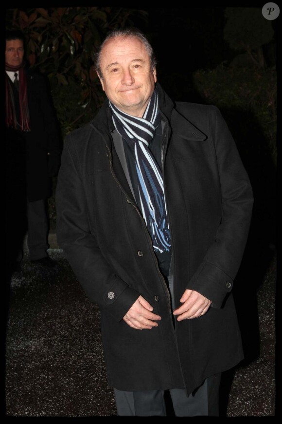 Patrick Braoudé au dîner du CRIF, à Paris, le 8 février 2012.