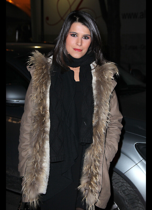 Karine Ferri lors des 25 ans de TV Magazine au Plaza Athenée le 8 février 2012 à Paris