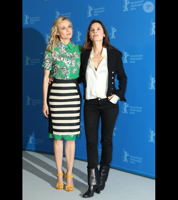 Diane Kruger et Virginie Ledoyen au festival de Berlin, le 9 février 2012.
