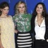 Léa Seydoux, Diane Kruger et Virginie Ledoyen au festival de Berlin, le 9 février 2012.