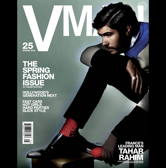 Tahar Rahim est en couverture du magazine VMAN numéro 25, réalisé par Carine Roitfeld.