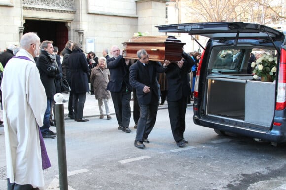 Obsèques de Christian Blachas en l'église Notre Dame de Boulogne, le 10 février 2012