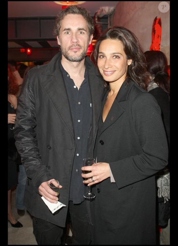 Marie Fugain et son mari Richard Charest, à Paris, en 2009.