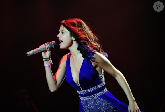 Selena Gomez se produit en concert à Buenos Aires, en Argentine, le mercredi 8 février 2012.