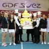 L'Open GDF Suez fête ses 20 ans le 12 février 2012 à Coubertin avec Martina Hingis et Martina Navratilova, Monica Seles et Amélie Mauresmo
