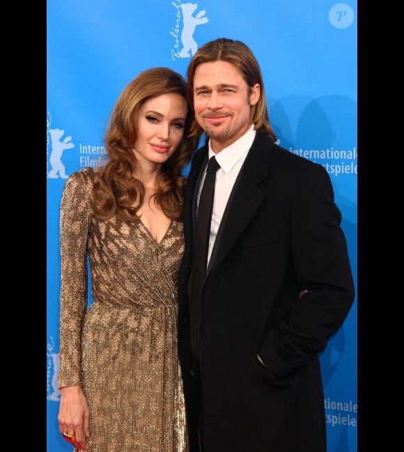 Angelina Jolie et Brad Pitt à Berlin, en février 2012.