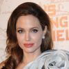 Angelina Jolie le 16 février 2012 à Paris pour l'avant-première du film Au pays du sang et du miel