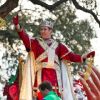 Will Ferrell en roi Bacchus lors du Mardi gras de La Nouvelle-Orléans le 19 février 2012