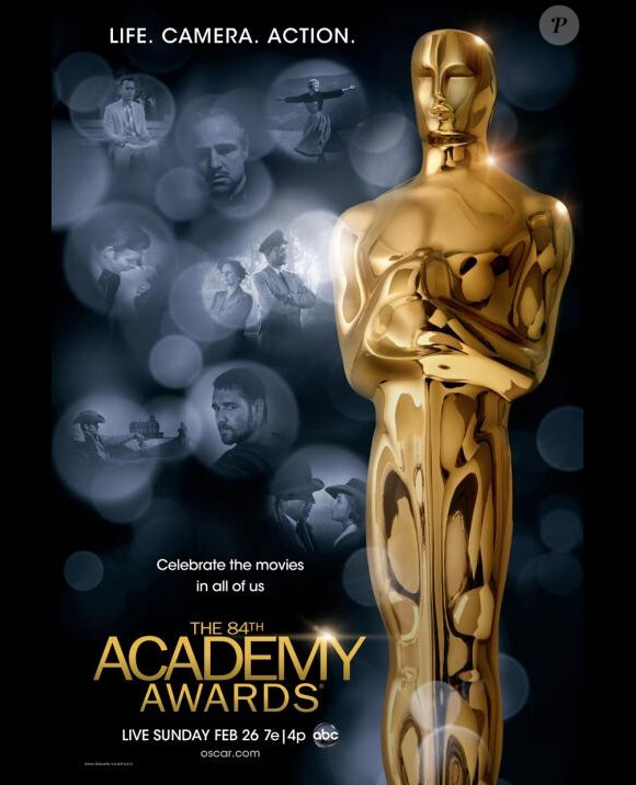 L'affiche de la 84e cérémonie des Oscars