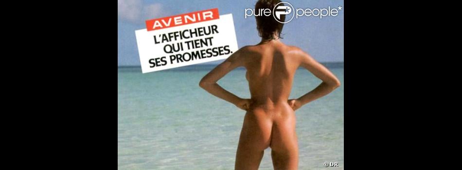 La camapagne Avenir &quot; L&#039;Afficheur qui tient ses promesses &quot; avec Myriam Szabo en septembre 1981.