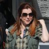 Alyson Hannigan, rayonnante sous le soleil de Beverly Hills avec un ventre toujours plus rond. Le 1er février 2012.
