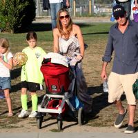 Charlie Sheen et Denise Richards réunis par leur fille Sam et son amour du foot