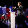 Nicolas Sarkozy en meeting à Bordeaux, le 3 mars 2012.