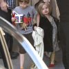 Exclusif : Angelina accompagne Shiloh et les jumeaux Knox et Vivienne au cinéma à Los Angeles, le 2 mars 2012.