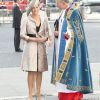 Sophie, comtesse de Wessex lors du Commonwealth Day, le 12 mars 2012.
Lundi 12 mars 2012 avaient lieu en l'abbaye de Westminster les célébrations annuelles du Commonwealth Day, en présence de la reine Elizabeth II, de son mari le duc d'Edimbourg, du prince Charles, de sa femme la duchesse Camilla Parker Bowles, du comte et de la comtesse de Wessex ou encore du duc de Gloucester.