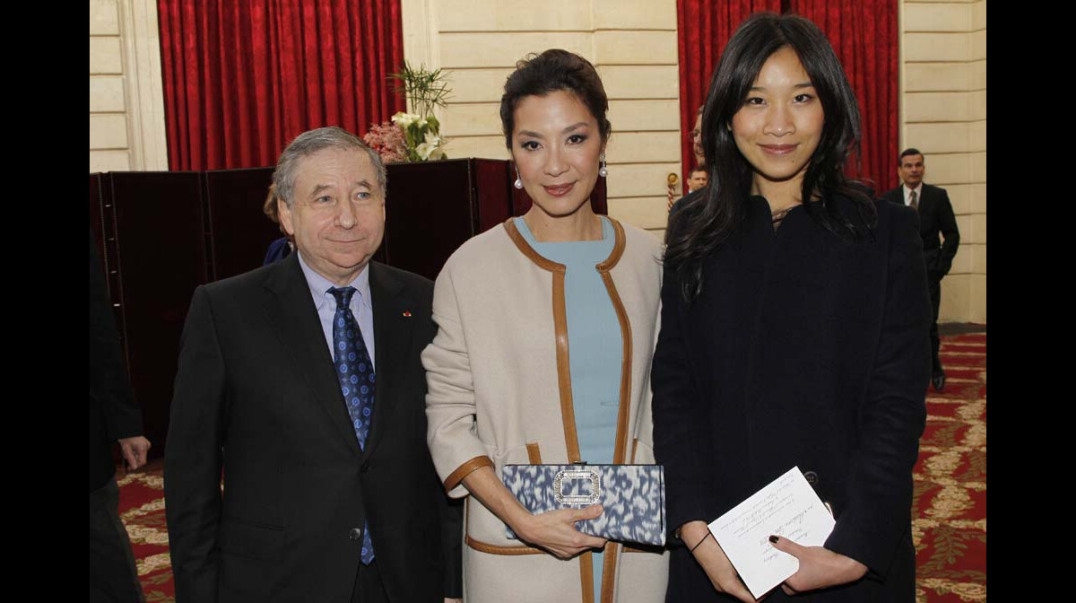 Photo : Jean Todt, Michelle Yeoh et sa fille à la cérémonie organisée à ...