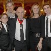 Alain Terzian, sa femme Brune et leurs deux enfants 12 ans et 19 ans.