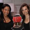 Céline Bosquet et Christine Kelly lors du dîner de gala de la Coupe de l'info jeudi 15 mars à L'Atelier Renault à Paris