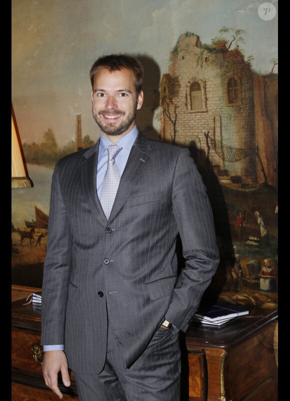 André Terrail lors du déjeuner à la Tour d'argent pour les 30 ans de "renaissance" de Château St-Pierre et les 430 ans de la Tour d'argent, le 15 mars 2012