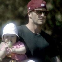 David Beckham : Un papa musclé pour sa fille Harper aux anges