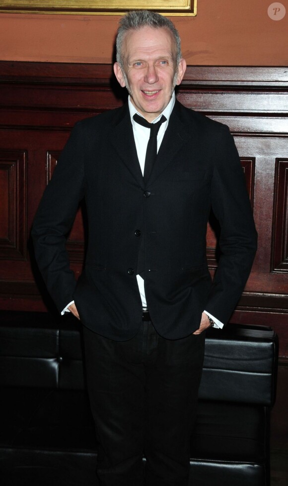 Jean-Paul Gaultier au lycée français de New York. Le 17 mars 2012.
