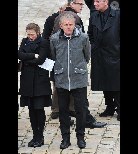Patrick Poivre d'Arvor lors de l'hommage à Pierre Schoendoerffer aux Invalides à Paris le 19 mars 2012
