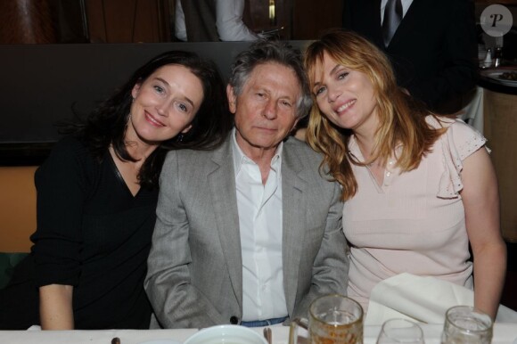 Roman Polanski et Emmanuelle Seigner lors de la soirée bavaroise organisée en l'honneur d'Axel Ganz, le 15 mars 2012.