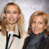 Alexandra Golovanoff et Claire Chazal lors de la présentation de la collection joaillerie Stone chez Montaigne Market à Paris le 6 mars 2012