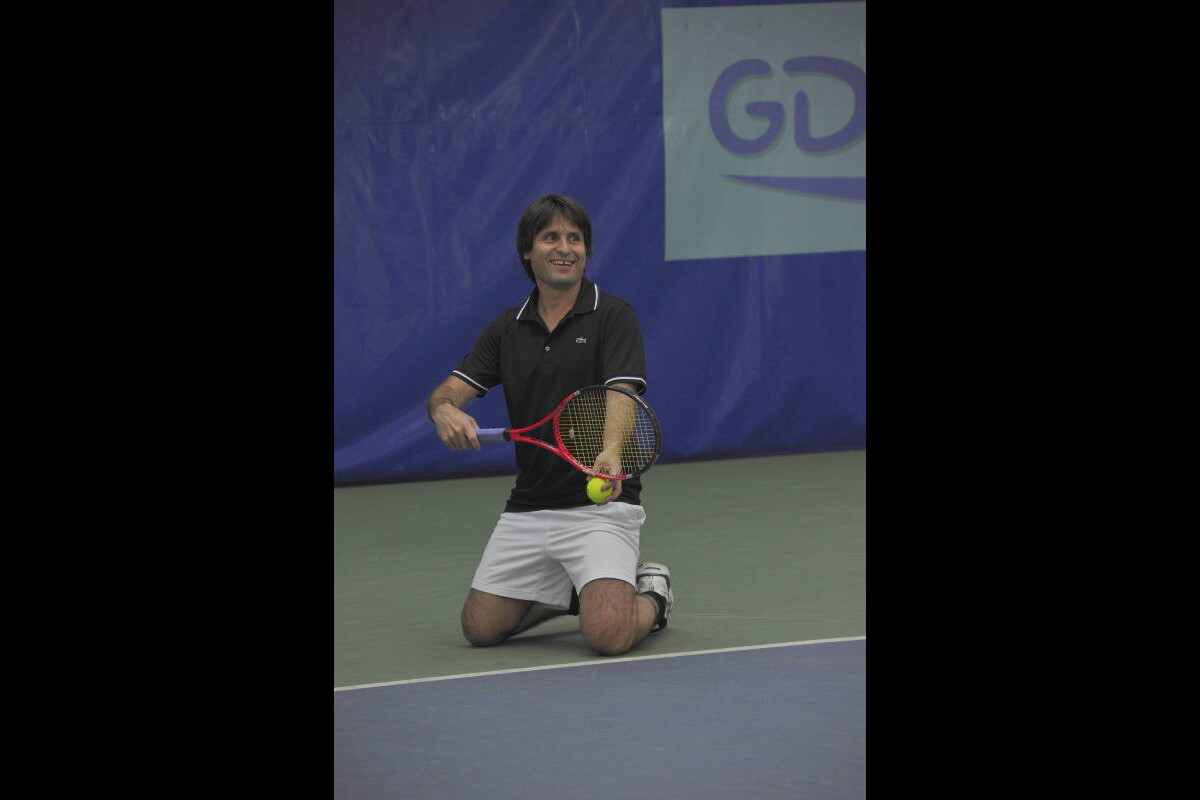 Photo Fabrice Santoro lors du tournoi de tennis pour l'association