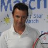 Nicolas Deuil lors du tournoi de tennis pour l'association Enfant Star et Match à Paris le 26 mars 2012
