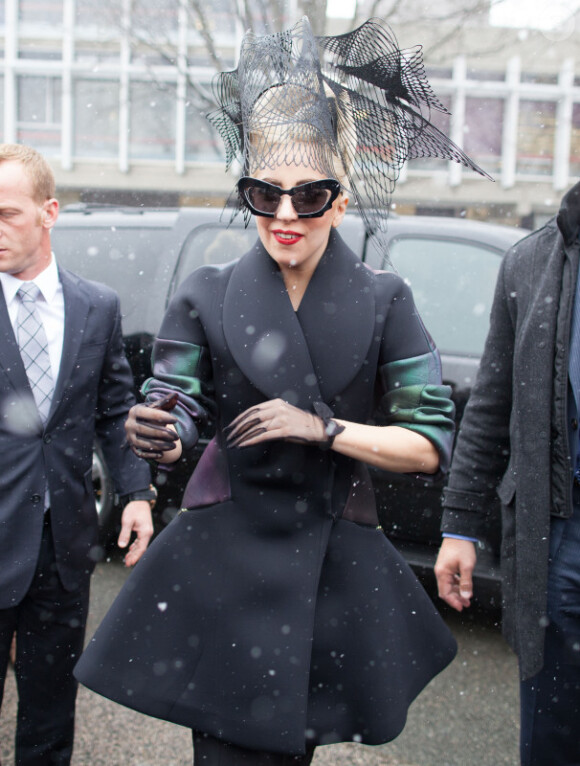 Lady Gaga en février 2012 à Cambridge