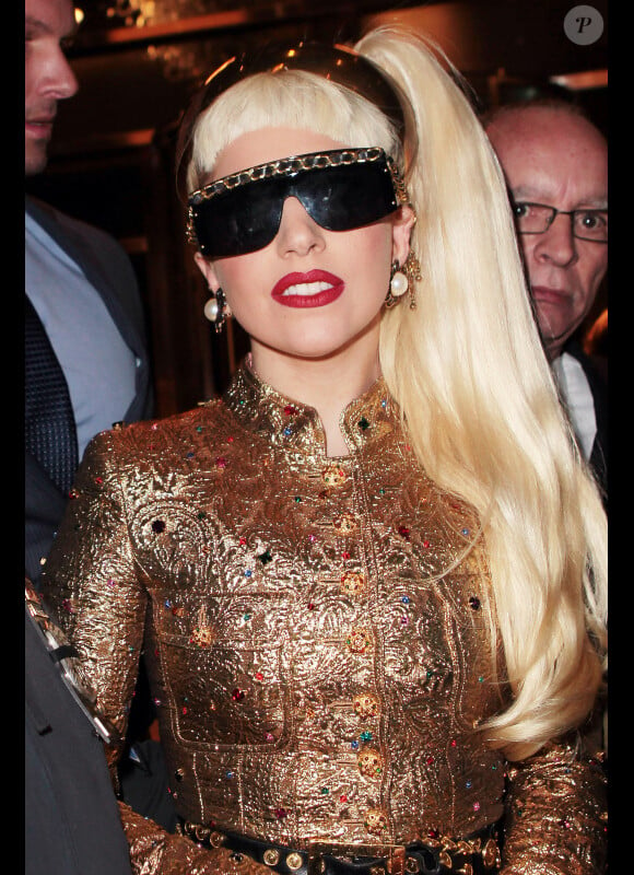 Lady Gaga en décembre 2011 à New York