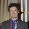 Michel Gondry reçoit les insignes de chevalier de l'ordre national du Mérite, au ministère de la Culture à Paris, le 28 mars 2012.