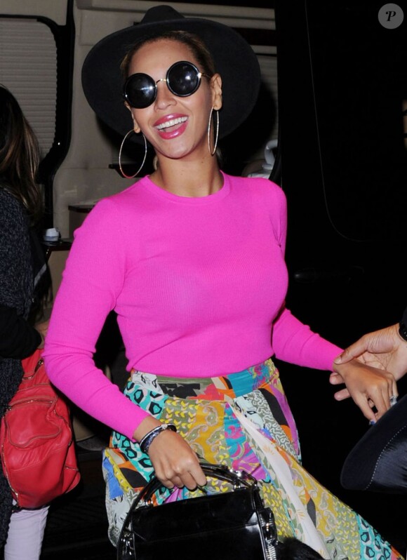 Beyoncé à New York. Le 29 mars 2012.