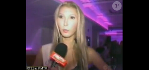 Capture d'écran d'un reportage vidéo concernant Jenna Talackova