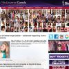 Capture d'écran du site officiel de Miss Univers Canada