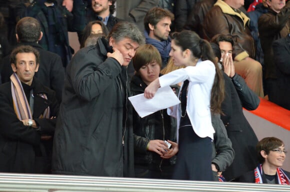 David Douillet le 8 avril 2012 au Parc des Princes pour le match entre le PSG et l'OM à Paris