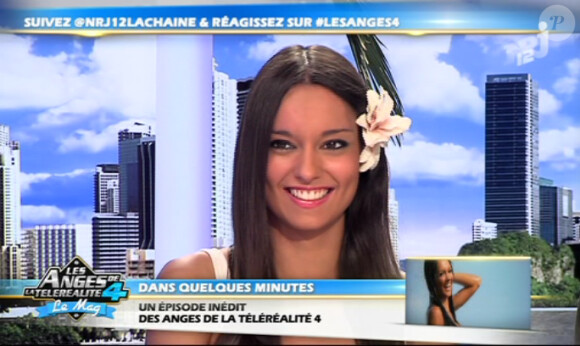 Laura Coll sur le plateau des Anges de la télé-réalité - Le Mag le mercredi 18 avril 2012 sur NRJ 12