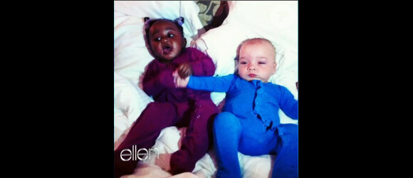Mariska Hargitay sur le plateau d'Ellen DeGeneres parle de ses deux bébés, Amaya et Andrew